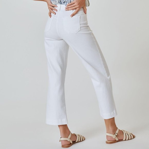 Brand New Paige Nellie Mid-Rise Cropped Culottes - Picture 2 of 10